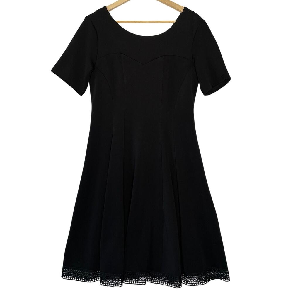 NWT Lookbook Store Dress Special Occasion Knee Length A Line Black Size 0 Medium